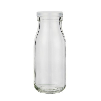 Butelka/słoik  z przezroczystym plastikowym wieczkiem 