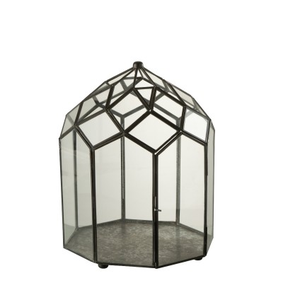 Szklarenka szkło metal M 25/25/38cm