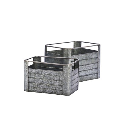 Zestaw 2 metalowych skrzynek 23T53988