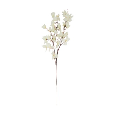 Gałązka kwiaty biel 90cm