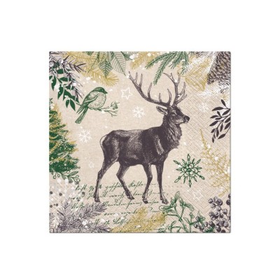 Serwetki We Care Vintage Mood Deer