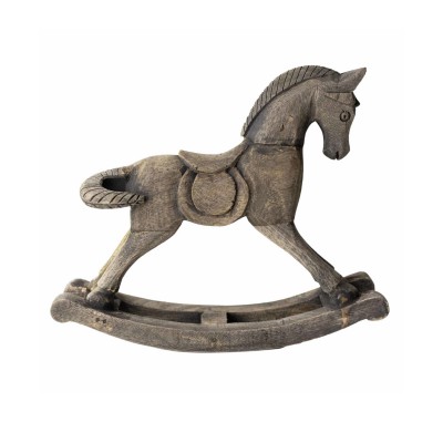Konik na biegunach Wood old C001